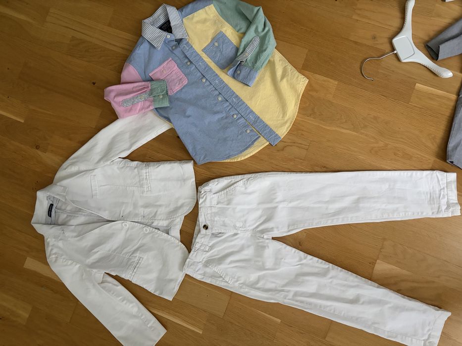 Детски костюм Zara сако риза Mayoral 5-6 год