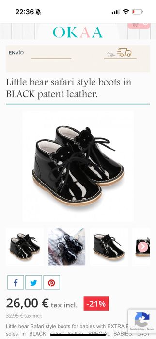 Little Bear Safari Style* pentru bebeluși , ghetute