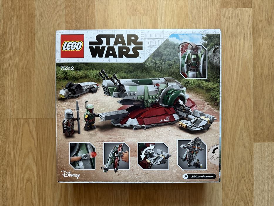 LEGO Star Wars 75312 Boba Fett Starship. Original, sigilat.