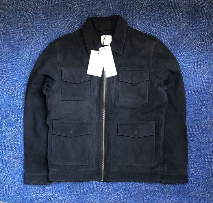 Selected Homme Connor Nubuk Jacket мъжко яке/естествена кожа/набук - М
