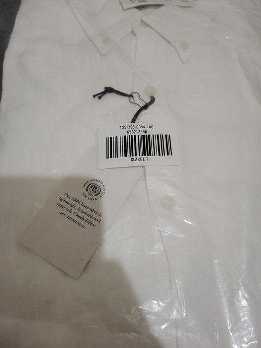 Риза 100% лен Abercrombie & Fitch размер XL - взимана за 75 евро, нова
