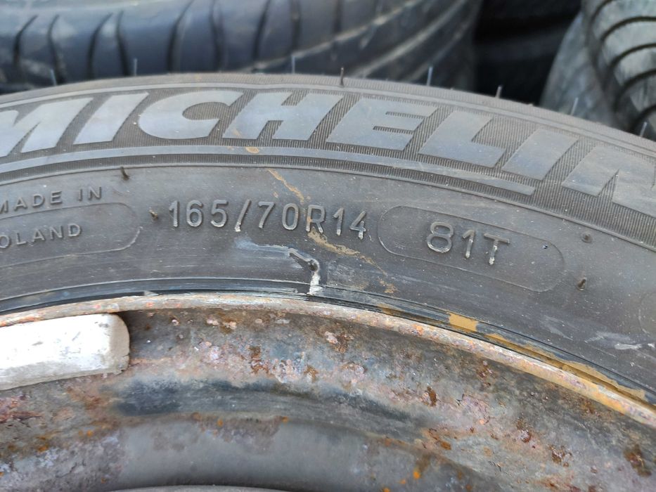 2бр Като нови летни гуми 165 70 14 - Michelin - DOT 2022