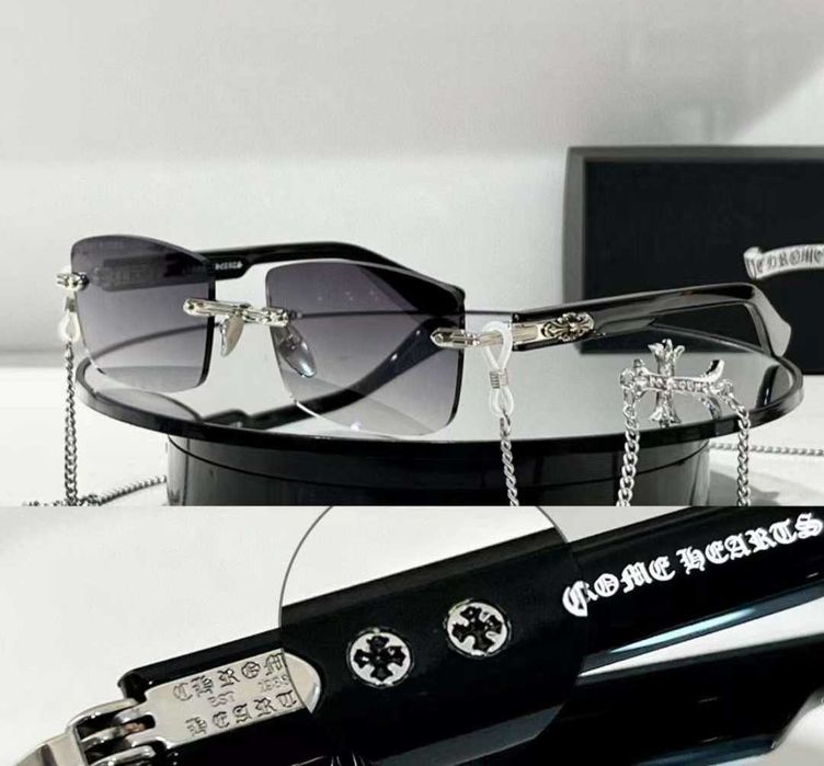 Chrome Hearts DEEP II Gold Sunglasses Deep 2 Слънчеви очила
