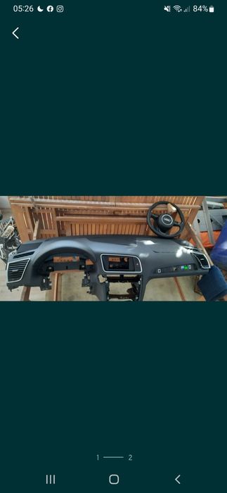 Flansă bord Audi Q5 are airbag aibag declansat