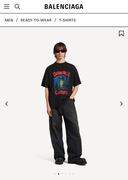 Tricou baleciaga new collection model 26