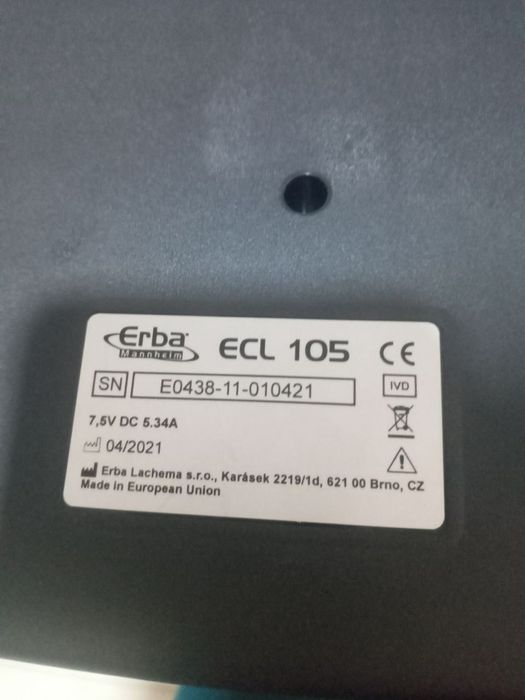 Продается: Полуавтоматический коагулометр Erba ECL 105 (б/у)