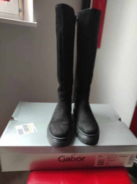 Дамски ботуши  GABOR естествен набук