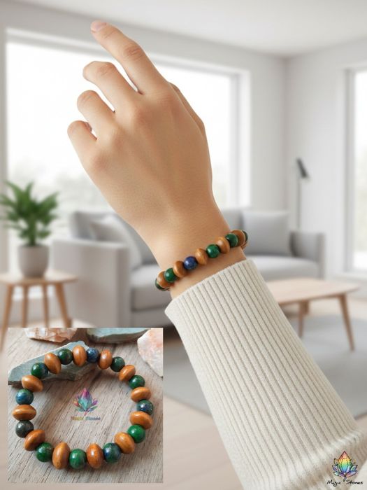 Браслеты из микса камней. Изделия ручной работы. Более 50 видов.