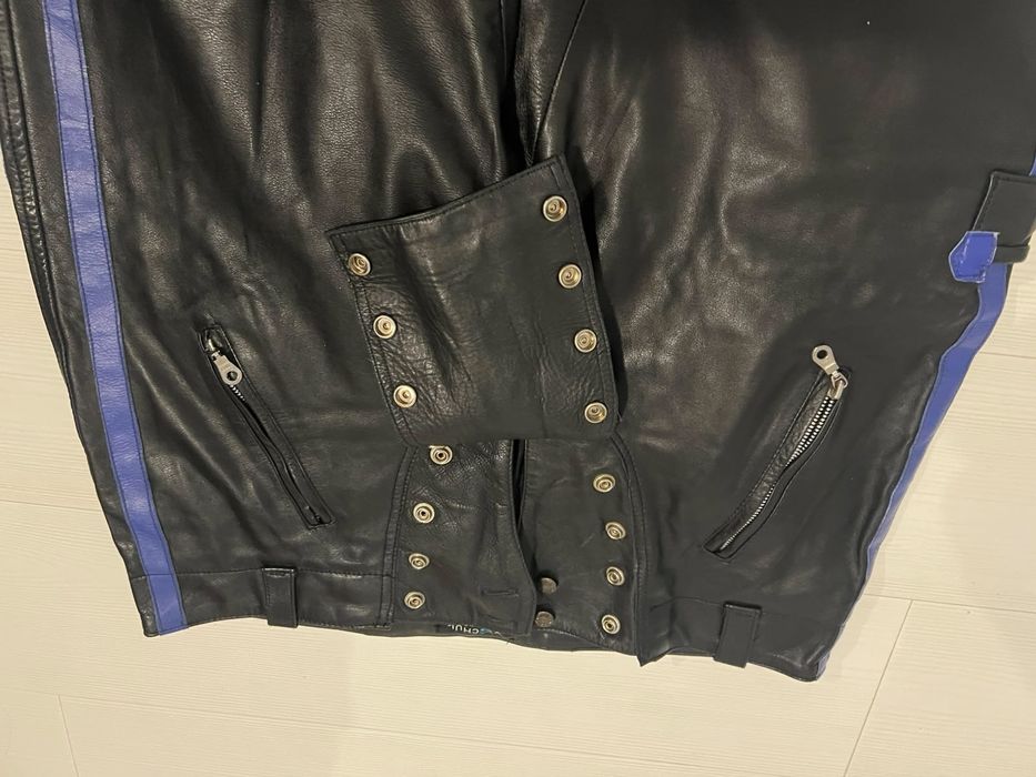 Pantalon piele biker/rocker