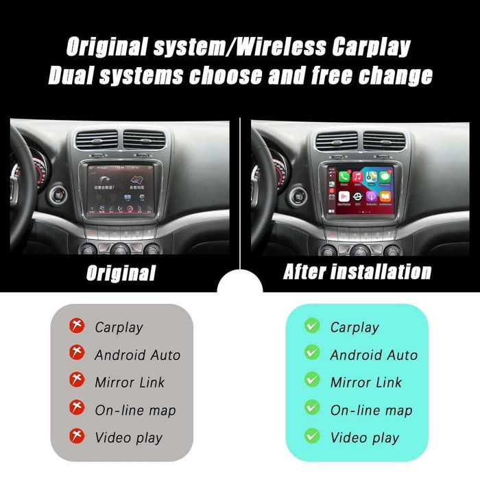 CarPlay / Android Auto модул за Dodge Journey / RAM