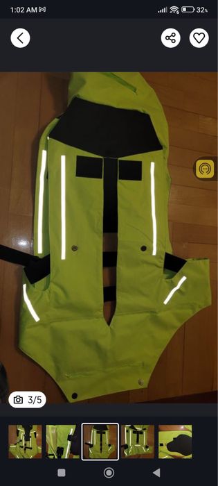 Vesta air bag airbag refolosibila in caz de accident moto motocicleta