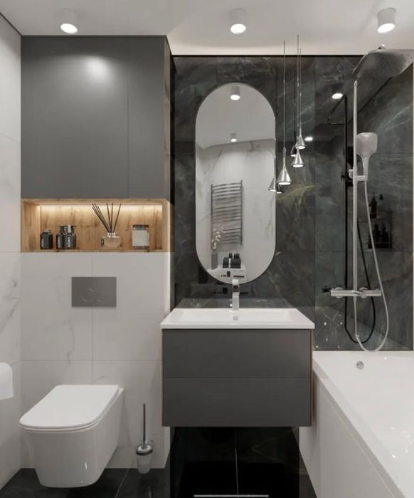 Ремонт ванных комнат под ключ.