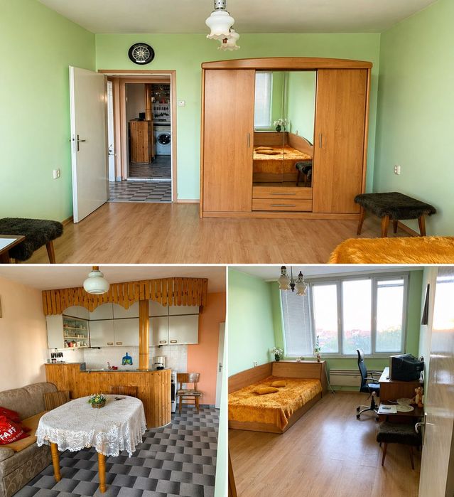 Тристаен тухлен апартамент с асансьор   готов за нанасяне В тих, спокоен и зелен квартал