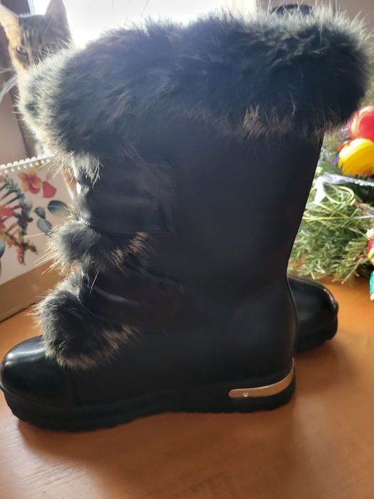 Cizme noi piele imblanite