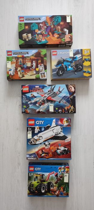 Lego diverse modele Ninjago, Minecraft, City, Tehnic, Playtive