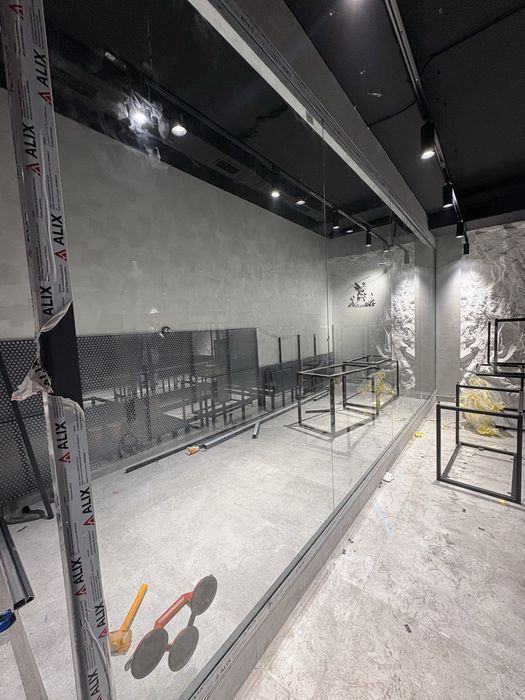 Калeнное стекло 10мм 6мм стекло калонное стеклянные перегородки калит