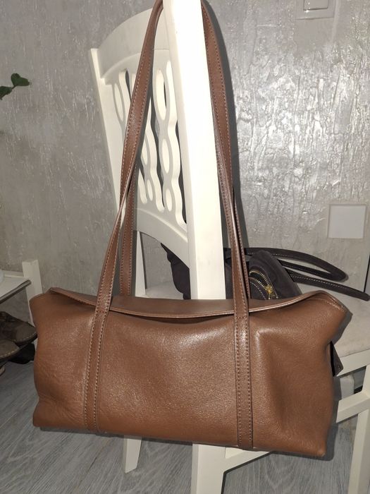 Сумка багет нат.кожа, очень удобная