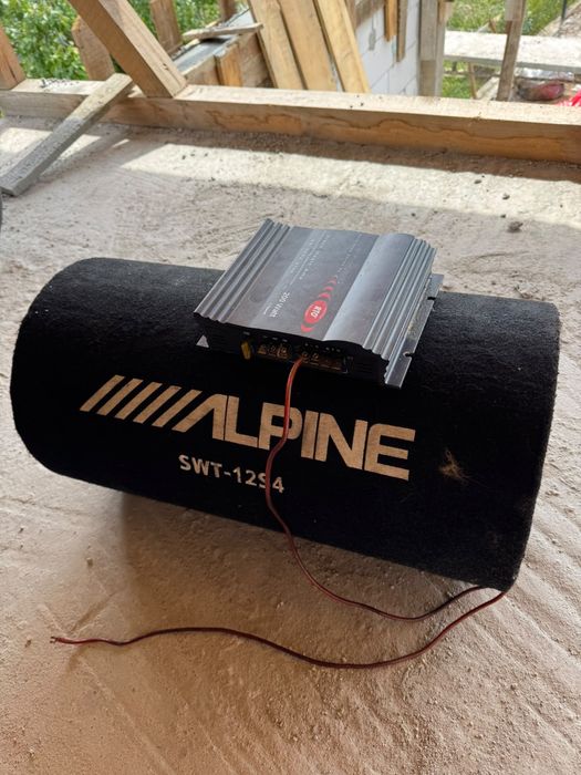 subwoofer alpine + statie