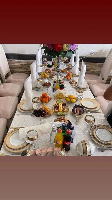 Аренда Пракат стол устул 24соат.