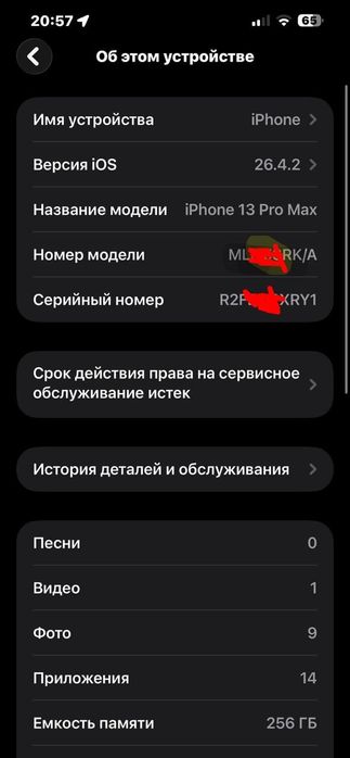 Iphone 13 pro max 256 gb