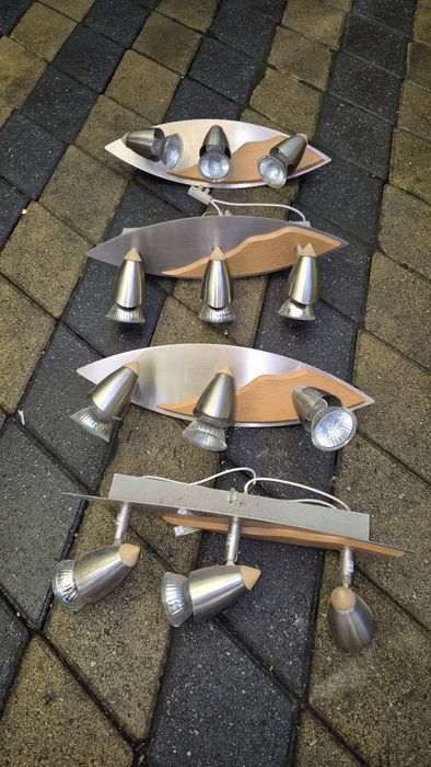 Lot spoturi camera funcționale lemn și metal