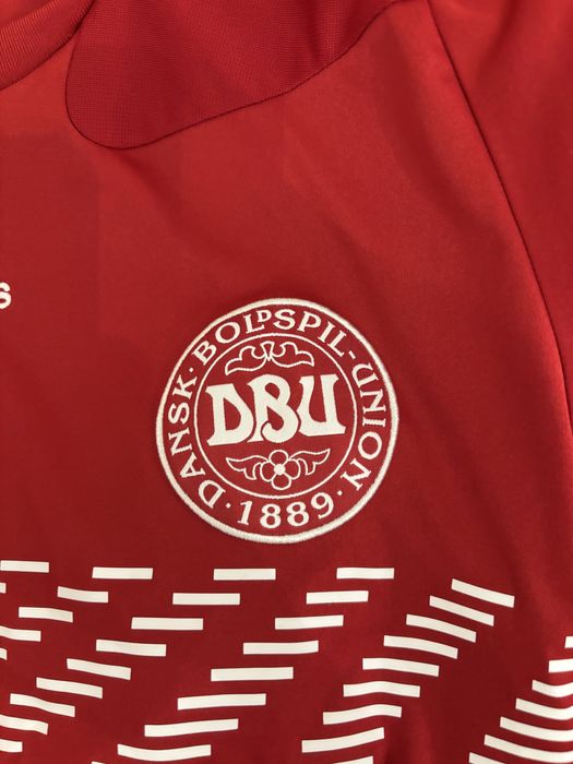 Denmark Home football shirt 2010 Soccer Adidas Jersey Mens Red Trikot
