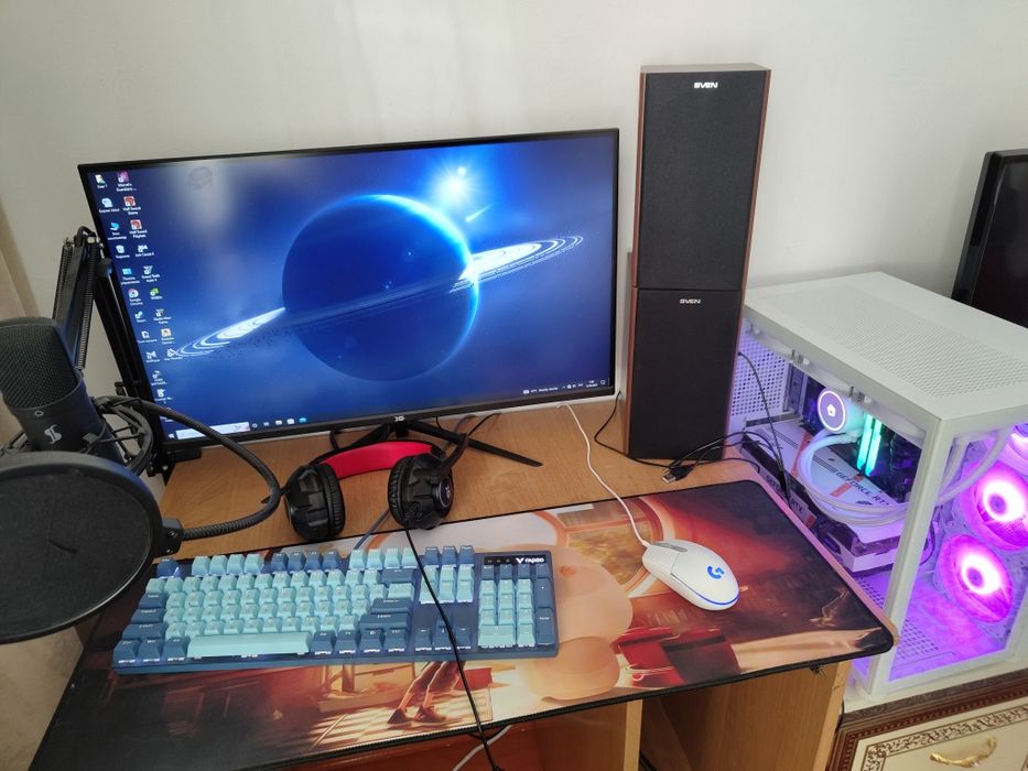 Компьютер полный комплект для стрима новый
