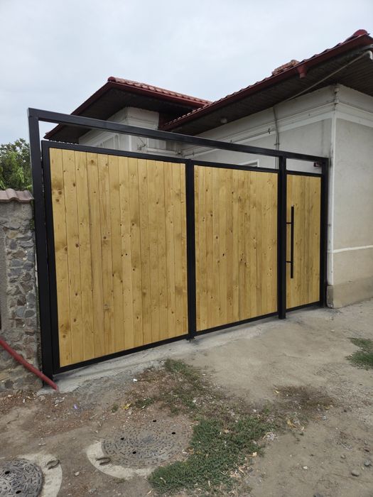 Confecții metal + lemn | Porți, garduri, balustrade, mobilier