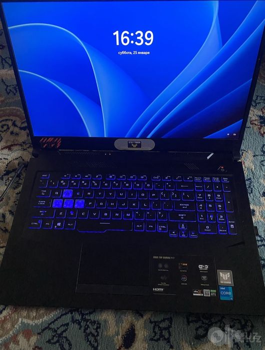 Продам мощный игровой ноутбук ASUS TUF Gaming F17 Nvidia RTX3050Ti-4