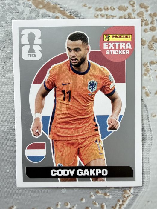 Сребрист Гакпо WC2026 extra panini sticker