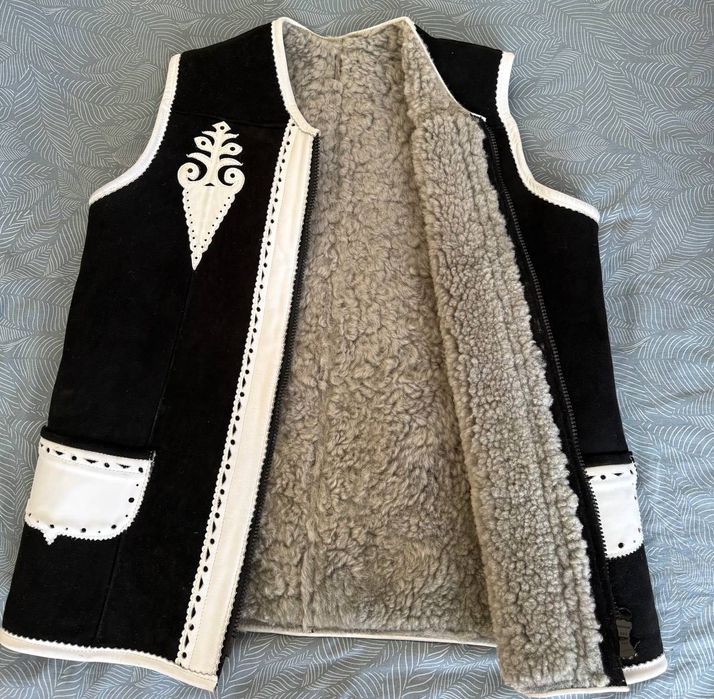 Елек от естествена овча кожа (Keptar) Размер: XXL