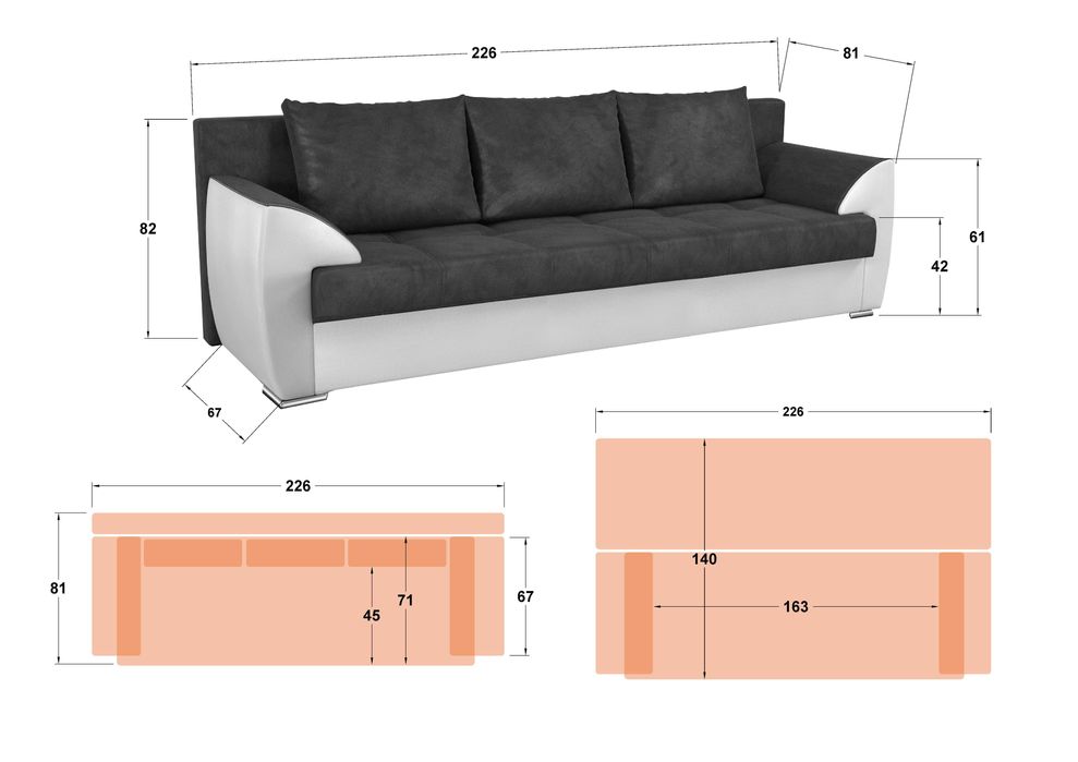 Продавам дивани, в добро състояние, лично вземане от гр. Костинброд