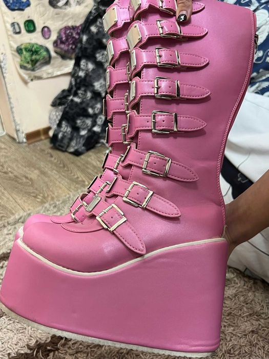 Обувь, розовые Ботинки