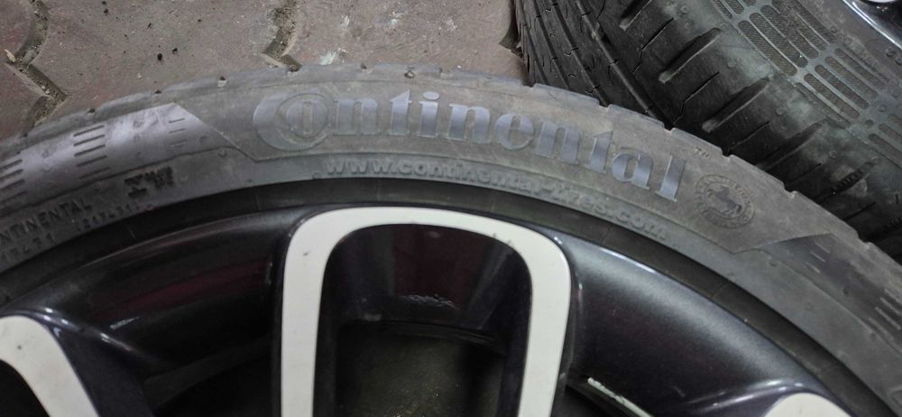 Jante r17 Opel 3154 cu anvelope  215/45/17 Continental
