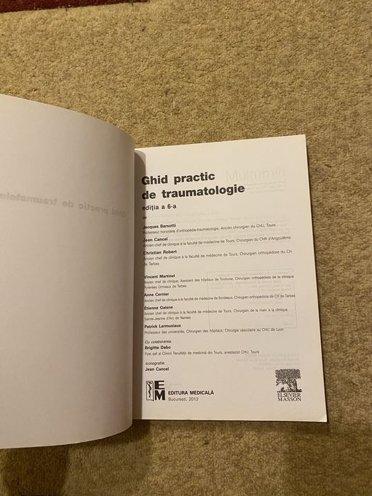 Ghid de traumatologie