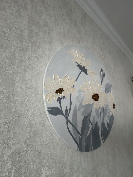 Картина из текстурной пасты 3d