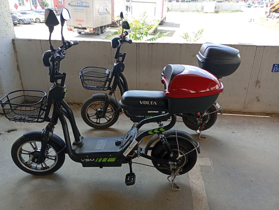 De vānzare 2 biciclete electrice  Volta Vsm ,cu pedale.