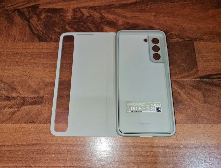 Husa flip activa originala Samsung Smart Clear View Cover S21 FE 5G