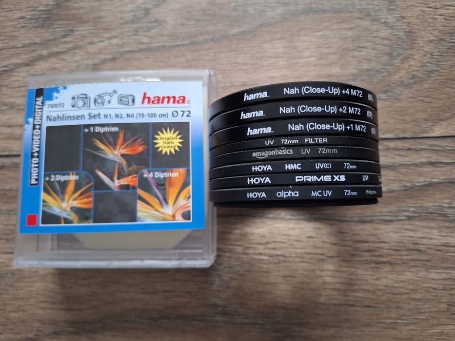 Filtre UV, ND, CPL -- 49,52,58,62, 67, 72, 95 mm