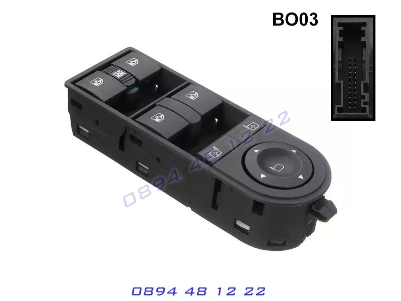 Бутони Копчета Конзола Ел Стъкла Opel Astra H Zafira B 4 Бутон Копче