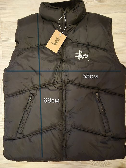 Елек Stussy Unisex Graffiti Puffer Vest, M-размер