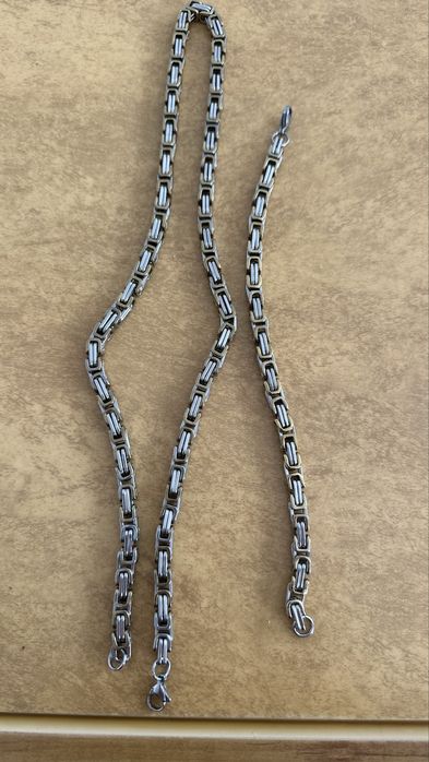 Продам цепь и браслет под золото.