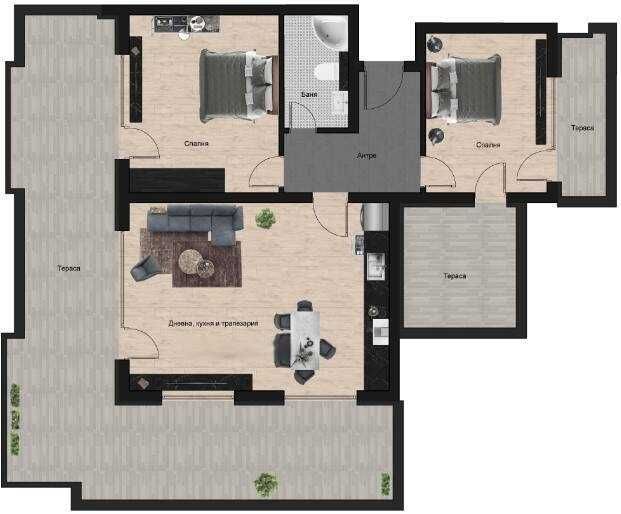 Продава се Тристаен апартамент в Пловдив, Кючук Париж - 168 кв.м за 1150 €/кв.м - Снимка #2