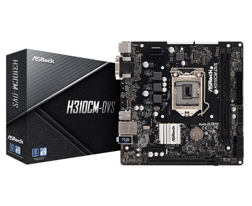 Kit gaming Placă de bază H310CM-DVS, i5 8400K, GTX 1050 TI