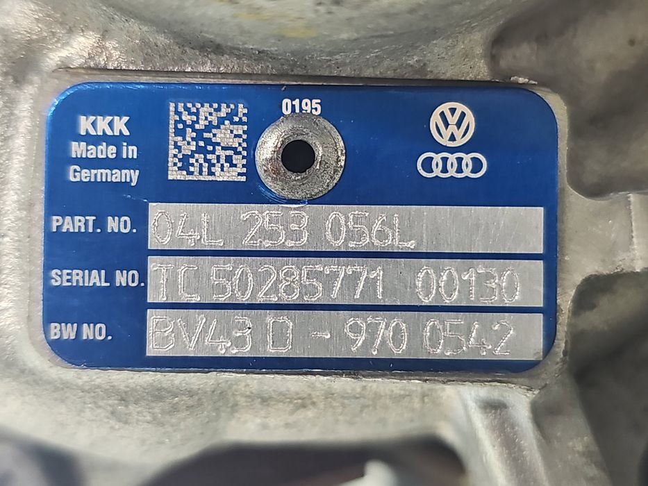 Turbina AUDI A6 (4G2, C7) [Fabr 2012-2017] 04L253056L 2.0 TDI DDDA 140