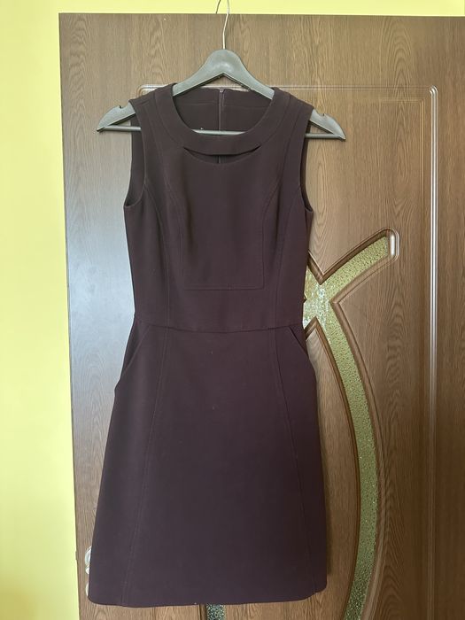 Тъмнолилава официална рокля DIKA, размер ХS