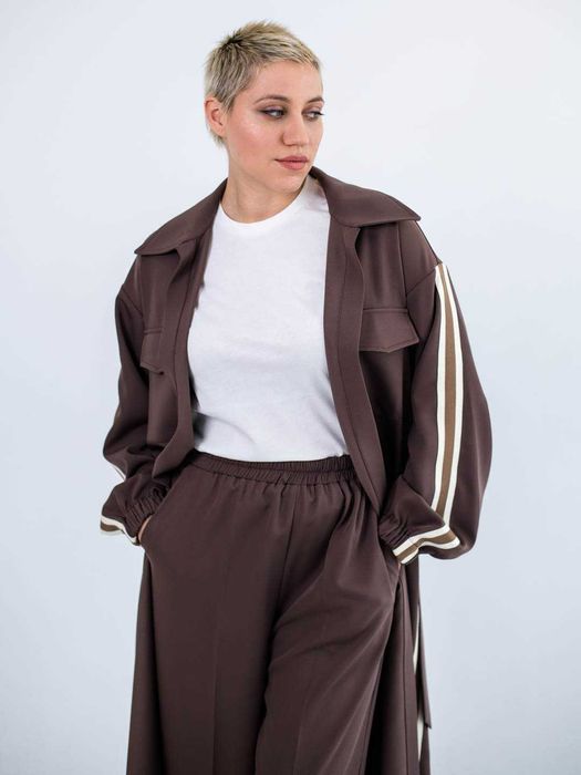 Женский комплект двойка из жакета и широких брюк от SHEMESH