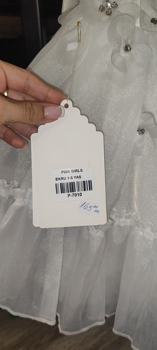 Официална детска рокля 4-5 год