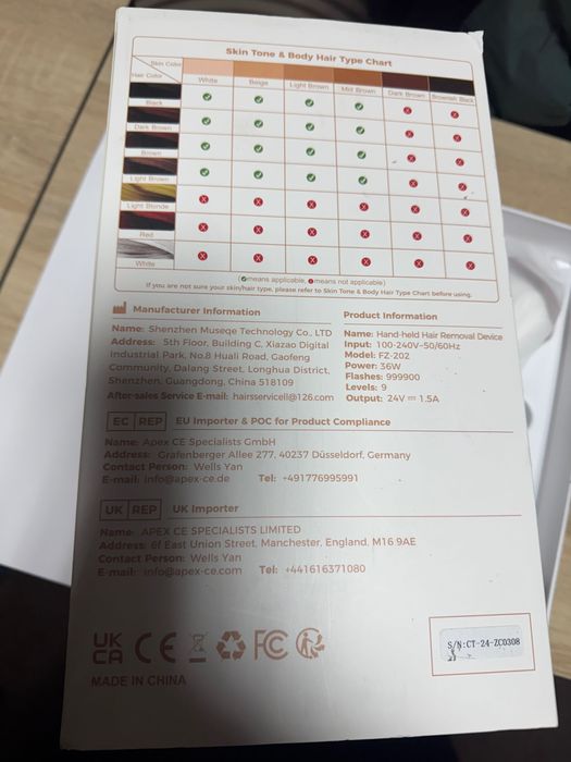 Epilator cu laser nou