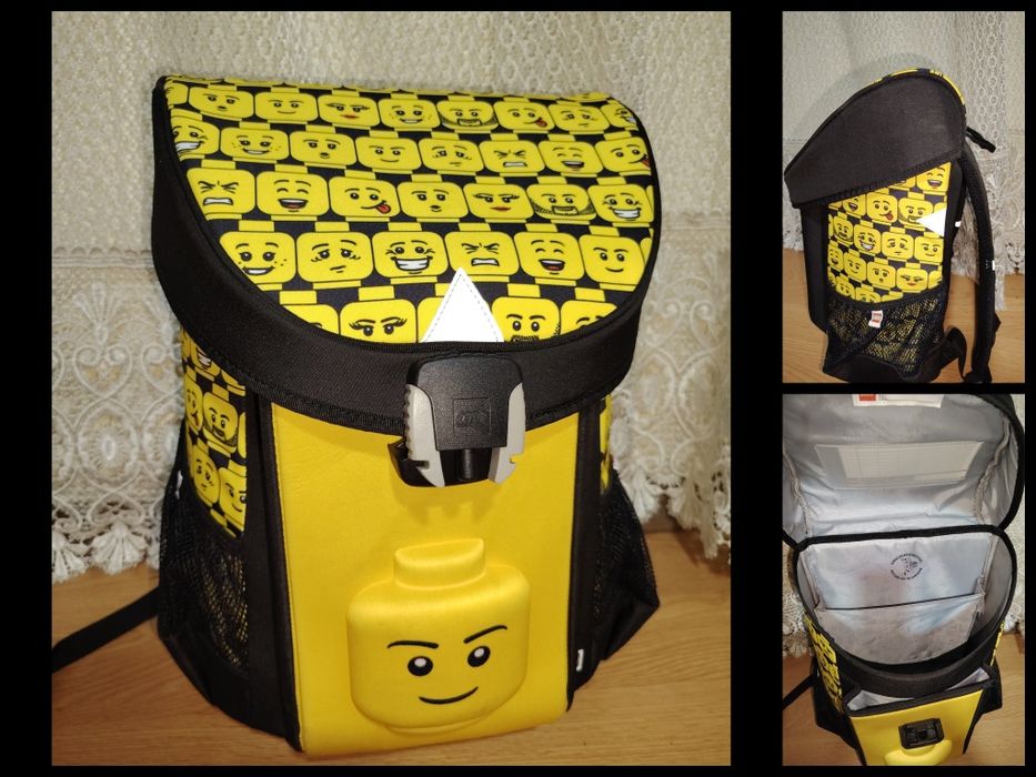 Ghiozdan Lego galben